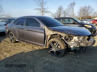 2016 Honda Accord Sport with VIN 1HGCR2F57GA075558, listed as a Copart auction lot 47458875 with 123,850 mi miles and Salvage title. Bid and sale history available at DreamBid. Image 4.