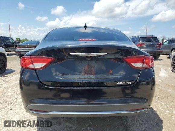 2015 Chrysler 200 C with VIN 1C3CCCCB3FN550733, listed as a Copart auction lot 54972845 with 86,902 mi miles and Clean Title. Bid and sale history available at DreamBid. Image 6.
