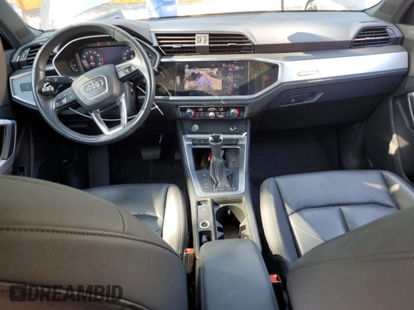 2020 Audi Q3 S line Premium with VIN WA1DECF35L1032280, listed as a Copart auction lot 58786915 with 48,006 mi miles and Salvage title. Bid and sale history available at DreamBid. Image 8.