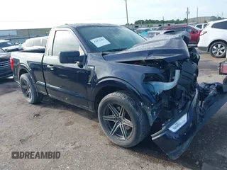 2022 Ford F-150 XL with VIN 1FTMF1E58NKE24953, listed as a IAAI auction lot 42473282 with 31,520 mi miles and . Bid and sale history available at DreamBid. Image 1.