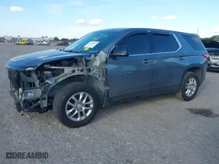 2020 Chevrolet Traverse LS with VIN 1GNERFKW1LJ162600, listed as a IAAI auction lot 41518806 with 109,478 mi miles. Bid and sale history available at carsss.com. Image 2.