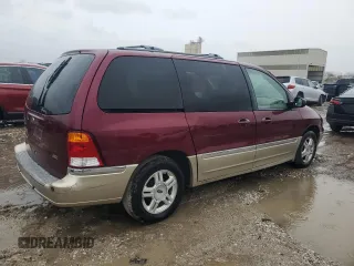 2001 Ford Windstar SEL with VIN 2FMZA53471BB45936, listed as a Copart auction lot 80186094 with 214,152 mi miles and Salvage Title. Bid and sale history available at carsss.com. Image 3.