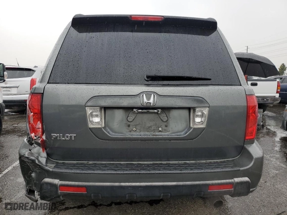 2007 Honda Pilot EX-L with VIN 5FNYF28607B024008, listed as a Copart auction lot 47255275 with 120,781 mi miles and Salvage Title. Bid and sale history available at carsss.com. Image 6.