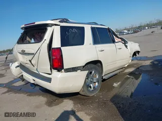 2015 Chevrolet Tahoe LTZ with VIN 1GNSCCKC4FR171824, listed as a IAAI auction lot 41121478 with 1 mi miles. Bid and sale history available at carsss.com. Image 4.