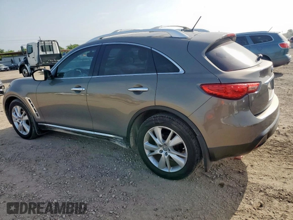 2013 Infiniti FX with VIN JN8CS1MW5DM172149, listed as a Copart auction lot 62589785 with 154,961 mi miles and Salvage title. Bid and sale history available at DreamBid. Image 2.