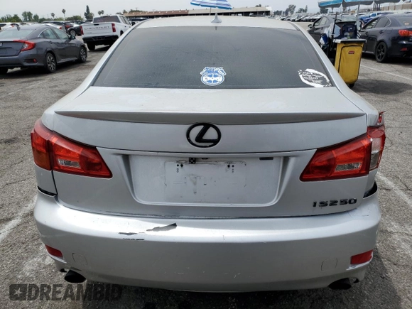 2007 Lexus IS 250 z VIN JTHBK262975038314, wystawiony jako Copart lot #58849345 z przebiegiem 136 664 mil mil oraz Szkoda całkowita • Salvage title. Historia ofert i sprzedaży dostępna na DreamBid. Obrazek 6.