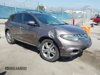 2011 Nissan Murano SL with VIN JN8AZ1MU5BW065637, listed as a IAAI auction lot 41991891 with 146,882 mi miles and . Bid and sale history available at carsss.com. Image 1.