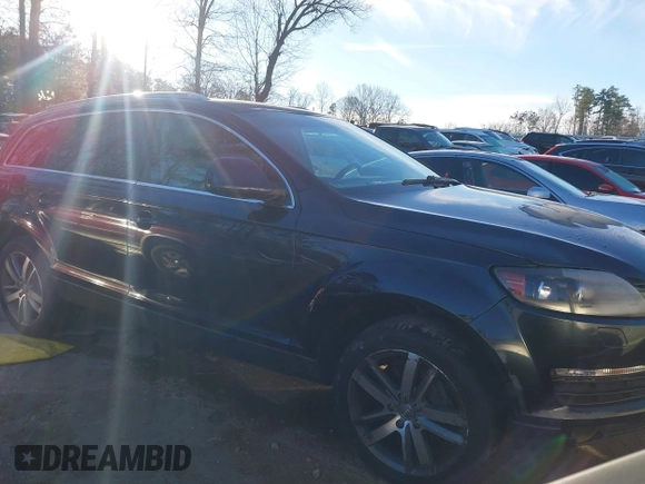 2009 Audi Q7 with VIN WA1AY74L09D023868, listed as a IAAI auction lot 41308776 with 176,541 mi miles and . Bid and sale history available at DreamBid. Image 1.