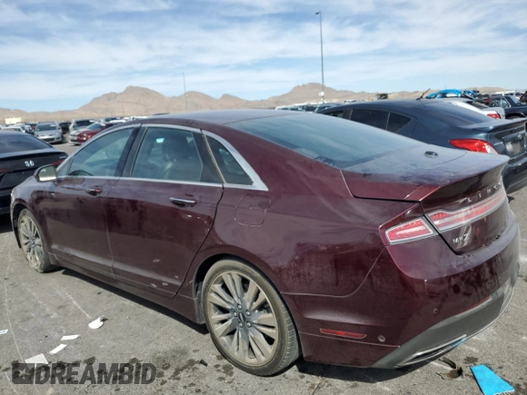 2017 Lincoln MKZ Hybrid Reserve with VIN 3LN6L5MUXHR639473, listed as a Copart auction lot 46321955 with 66,382 mi miles and Salvage Title. Bid and sale history available at DreamBid. Image 2.