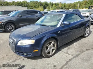 2008 Audi A4 2.0T with VIN WAUAF48H78K007111, listed as a Copart auction lot 74002764 with 167,268 mi miles and Non Repairable. Bid and sale history available at carsss.com. Image 1.