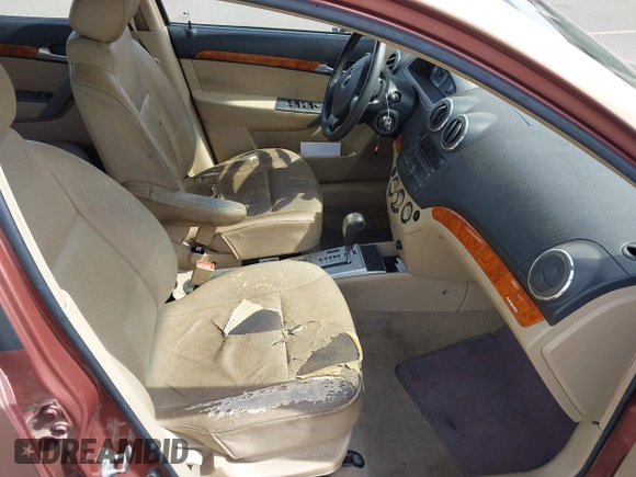 2011 Chevrolet Aveo 2LT with VIN KL1TG6DE9BB256444, listed as a IAAI auction lot 42576944 with 100,501 mi miles and . Bid and sale history available at DreamBid. Image 5.