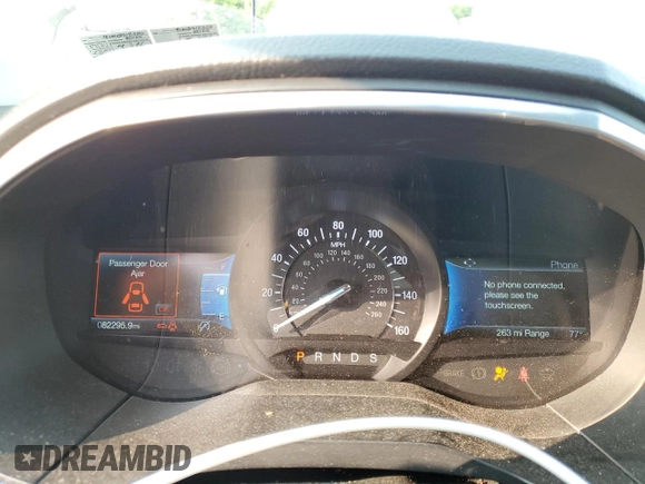 2021 Ford Edge Titanium with VIN 2FMPK4K91MBA12380, listed as a Copart auction lot 59275785 with 82,295 mi miles and Salvage title. Bid and sale history available at DreamBid. Image 9.