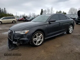 2016 Audi A6 z VIN WAUJFAFC9GN153934, wystawiony jako Copart lot #55654265 z przebiegiem 148 467 mil mil oraz Czysty tytuł • Clean title. Historia ofert i sprzedaży dostępna na DreamBid. Obrazek 1.