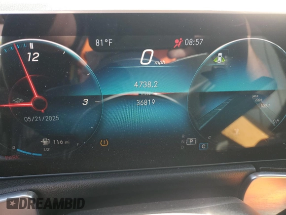 2020 Mercedes-Benz GLB 250 с VIN W1N4M4HB5LW072065, выставлен на аукционе Copart как лот 56958595 с пробегом 36 819 миль миль и Списание • Salvage title. История ставок и продаж доступна на DreamBid. Изображение 9.