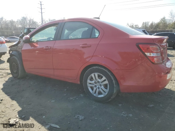 2017 Chevrolet Sonic LS with VIN 1G1JA5SH8H4144071, listed as a Copart auction lot 43935785 with NaN miles and Salvage Title. Bid and sale history available at carsss.com. Image 2.