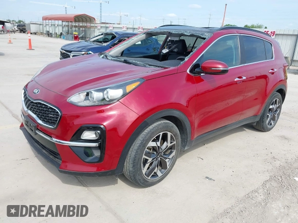 2022 Kia Sportage EX with VIN KNDPN3AC5N7990717, listed as a IAAI auction lot 41969778 with 43,536 mi miles and . Bid and sale history available at DreamBid. Image 18.