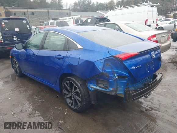 2019 Honda Civic Sport with VIN 2HGFC2F80KH602942, listed as a IAAI auction lot 41785234 with 82,661 mi miles and . Bid and sale history available at DreamBid. Image 14.