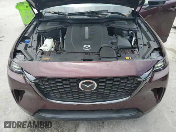 2025 Mazda CX-90 Premium Sport z VIN JM3KKCHA1S1200293, wystawiony jako Copart lot #58313695 z przebiegiem 4 726 mil mil oraz Szkoda całkowita • Salvage title. Historia ofert i sprzedaży dostępna na DreamBid. Obrazek 12.