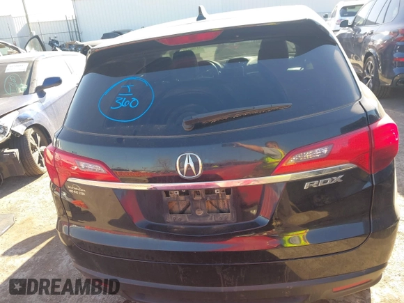 2014 Acura RDX with VIN 5J8TB3H35EL016791, listed as a IAAI auction lot 41750415 with 143,542 mi miles. Bid and sale history available at carsss.com. Image 16.