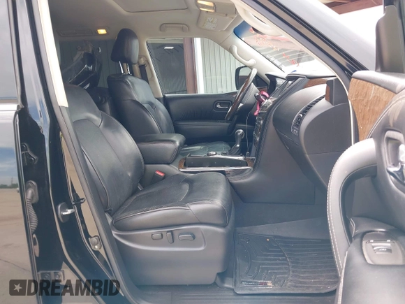 2017 Infiniti QX80 Signature Edition with VIN JN8AZ2NE8H9155644, listed as a IAAI auction lot 42445518 with 155,107 mi miles and . Bid and sale history available at DreamBid. Image 5.