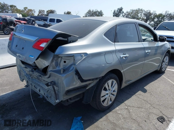 2014 Nissan Sentra SV with VIN 3N1AB7AP1EY299663, listed as a IAAI auction lot 42572398 with 97,138 mi miles and . Bid and sale history available at DreamBid. Image 4.