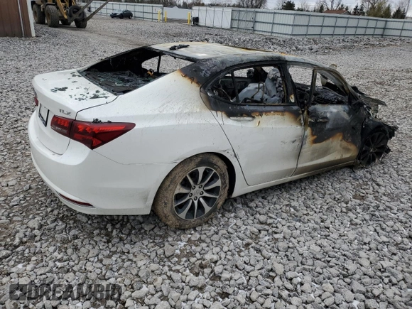 2017 Acura TLX Technology with VIN 19UUB1F57HA010276, listed as a Copart auction lot 52299565 with Not Provided miles and Non Repairable. Bid and sale history available at DreamBid. Image 3.