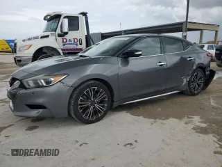 2017 Nissan Maxima SV with VIN 1N4AA6APXHC395448, listed as a Copart auction lot 63471105 with 119,607 mi miles and Salvage title. Bid and sale history available at DreamBid. Image 1.