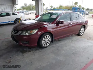 2015 Honda Accord Sedan EX-L with VIN 1HGCR3F8XFA005437, listed as a IAAI auction lot 40675230 with 136,715 mi miles. Bid and sale history available at carsss.com. Image 2.