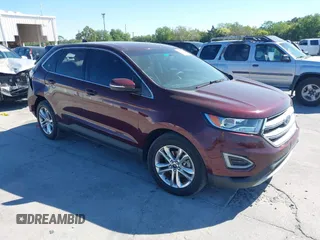 2017 Ford Edge SEL with VIN 2FMPK3J9XHBB87079, listed as a IAAI auction lot 41839642 with 106,391 mi miles. Bid and sale history available at carsss.com. Image 1.
