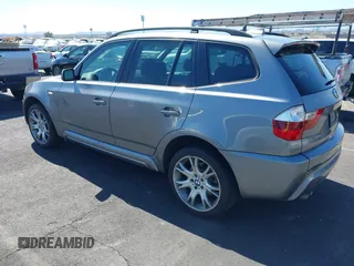 2009 BMW X3 xDrive30i with VIN WBXPC93439WJ24415, listed as a IAAI auction lot 41832261 with 178,499 mi miles. Bid and sale history available at carsss.com. Image 3.