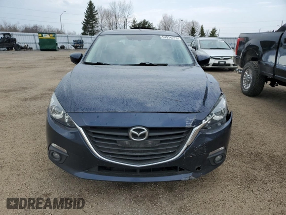 2015 Mazda 3 i Touring with VIN 3MZBM1L7XFM164015, listed as a Copart auction lot 54924275 with 189,258 mi miles and Salvage Title. Bid and sale history available at DreamBid. Image 5.