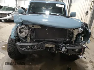 2023 Ford Bronco with VIN 1FMDE5DH0PLB18716, listed as a Copart auction lot 88271725 with 17,334 mi miles and Salvage Title. Bid and sale history available at DreamBid. Image 5.