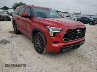 2023 Toyota Sequoia SR5 with VIN 7SVAAAAA2PX001916, listed as a Copart auction lot 56596354 with 15,277 mi miles and Salvage Title. Bid and sale history available at carsss.com. Image 11.