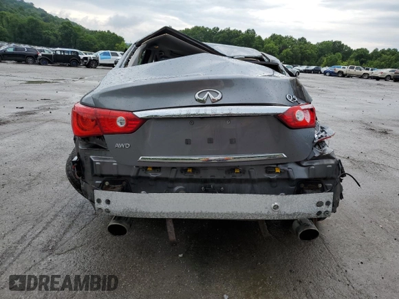 2015 Infiniti Q50 Premium с VIN JN1BV7AR4FM409526, выставлен на аукционе Copart как лот 64749215 с пробегом 82 952 миль миль и Списание • Salvage title. История ставок и продаж доступна на DreamBid. Изображение 6.