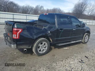 2017 Ford F-150 XL with VIN 1FTEW1CP8HFA07340, listed as a Copart auction lot 46531275 with 97,608 mi miles and Salvage Title. Bid and sale history available at carsss.com. Image 3.