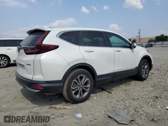 2021 Honda CR-V EX z VIN 2HKRW2H58MH673984, wystawiony jako Copart lot #59546805 z przebiegiem Nie podano mil oraz Szkoda całkowita • Salvage title. Historia ofert i sprzedaży dostępna na DreamBid. Obrazek 3.