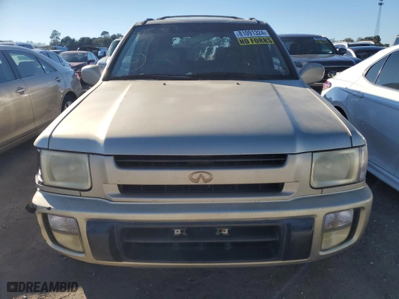 2000 Infiniti QX4 with VIN JNRAR07Y4YW085424, listed as a Copart auction lot 81091324 with 202157 miles and Salvage Title. Bid and sale history available at carsss.com. Image 5.