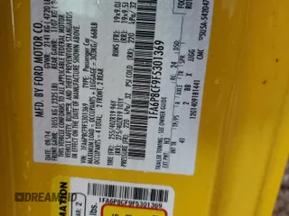 2015 Ford Mustang GT z VIN 1FA6P8CF9F5301369, wystawiony jako Copart lot #37828964 z przebiegiem 76 502 mil mil oraz Szkody całkowita. Historia ofert i sprzedaży dostępna na DreamBid. Obrazek 14.