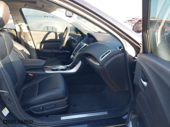 2015 Acura TLX V6 with VIN 19UUB2F32FA021168, listed as a IAAI auction lot 41738695 with 104,525 mi miles. Bid and sale history available at carsss.com. Image 5.