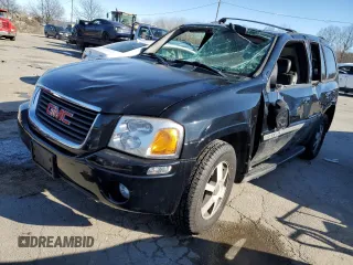 2004 GMC Envoy SLE with VIN 1GKDT13S842377007, listed as a Copart auction lot 88579415 with 107,069 mi miles and Salvage Title. Bid and sale history available at carsss.com. Image 1.