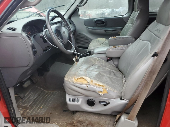 2000 Ford F-150 XL with VIN 1FTRX17L5YNA80337, listed as a Copart auction lot 45604435 with 0 mi miles and Salvage Title. Bid and sale history available at carsss.com. Image 7.
