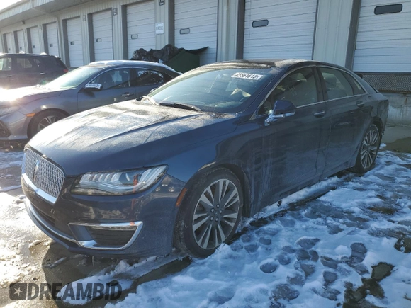 2017 Lincoln MKZ Select with VIN 3LN6L5C95HR618737, listed as a Copart auction lot 45561615 with 79,392 mi miles and Salvage Title. Bid and sale history available at DreamBid. Image 1.