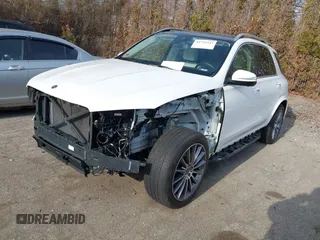 2022 Mercedes-Benz GLE 350 with VIN 4JGFB4KB9NA710781, listed as a IAAI auction lot 41723343 with 47,316 mi miles and . Bid and sale history available at DreamBid. Image 2.