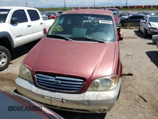 2003 Kia Sedona LX with VIN KNDUP131X36347280, listed as a Copart auction lot 66036964 with 0 mi miles and Salvage Title. Bid and sale history available at carsss.com. Image 5.