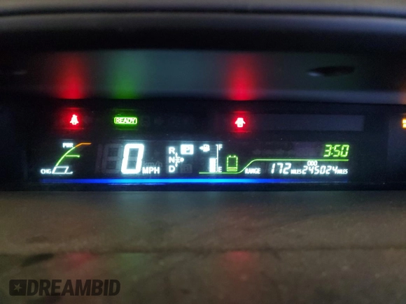 2012 Toyota Prius Two with VIN JTDZN3EU4C3151786, listed as a Copart auction lot 45733625 with 245,024 mi miles and Salvage Title. Bid and sale history available at DreamBid. Image 9.