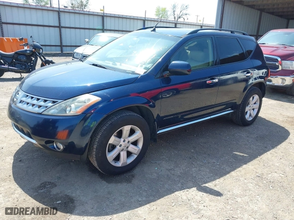 2006 Nissan Murano SL with VIN JN8AZ08T96W423677, listed as a IAAI auction lot 41932157 with 224,087 mi miles. Bid and sale history available at carsss.com. Image 2.