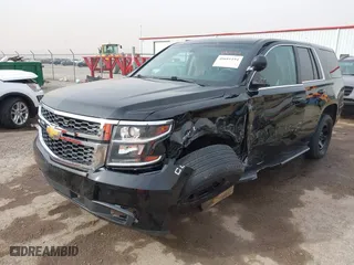 2018 Chevrolet Tahoe Commercial with VIN 1GNLCDEC0JR291831, listed as a IAAI auction lot 40681194 with 111,711 mi miles. Bid and sale history available at carsss.com. Image 2.