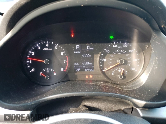 2020 Kia Rio S with VIN 3KPA24AD0LE261065, listed as a Copart auction lot 41372675 with 72,443 mi miles and Non Repairable. Bid and sale history available at carsss.com. Image 18.