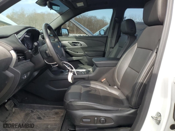 2022 Chevrolet Traverse LT Leather with VIN 1GNEVHKW7NJ156164, listed as a Copart auction lot 50160045 with 45,424 mi miles and Salvage Title. Bid and sale history available at carsss.com. Image 7.
