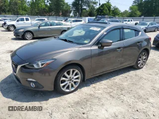 2014 Mazda 3 S Grand Touring z VIN JM1BM1M31E1185121, wystawiony jako Copart lot #60441205 z przebiegiem 151 092 mil mil oraz Szkoda całkowita • Salvage title. Historia ofert i sprzedaży dostępna na DreamBid. Obrazek 1.